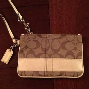 Authentic coach Wristlet